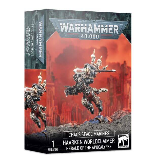 Chaos Space Marines Haarken Worldclaimer, Herald of the Apocalypse