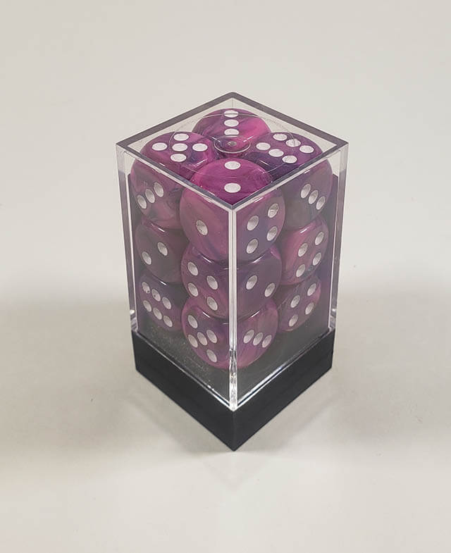 Festive Violet with White 16mm 12d6