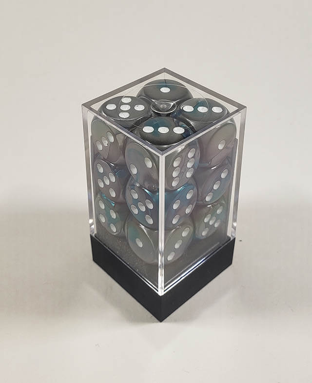 Gemini Steel-Teal with White 16mm 12d6