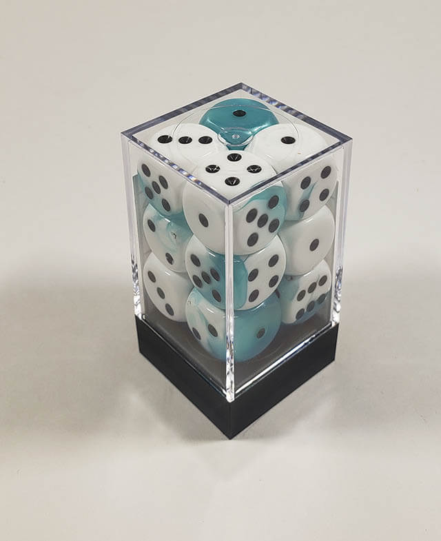 Gemini Teal-White with Black 16mm 12d6