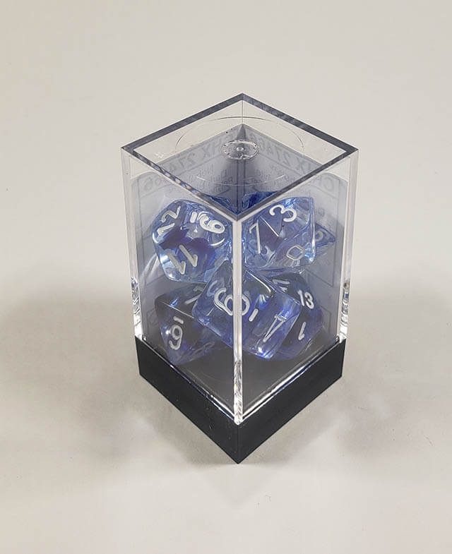 Nebula Dark Blue with White Polyhedral Set - Image 2