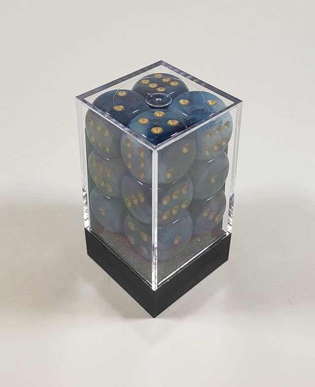 Phantom Teal with Gold 16mm 12d6
