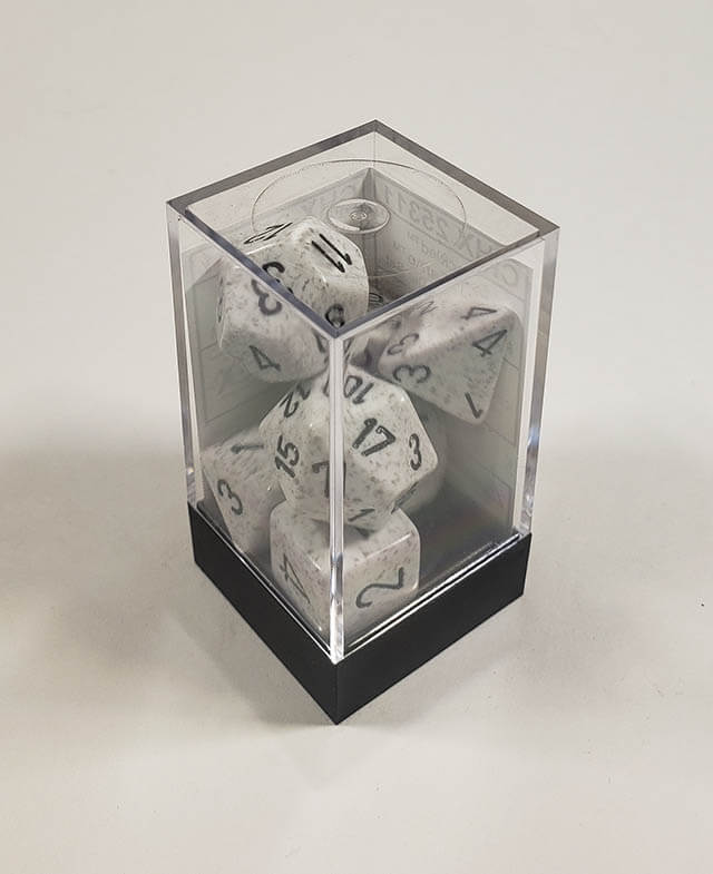 Speckled Arctic Camo Polyhedral Set - Image 2