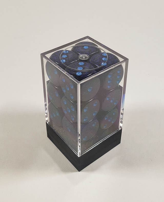 Speckled Cobalt 16mm 12d6
