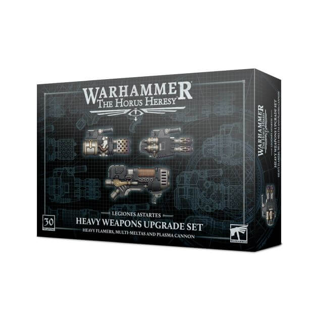 Horus Heresy: Heavy Weapons Upgrade Set – Heavy Flamers, Multi-meltas, and Plasma Cannons