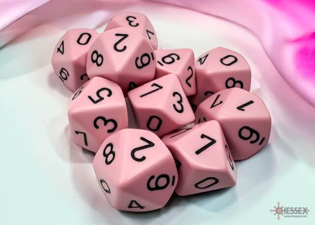 Opaque Pastel Pink 10d10