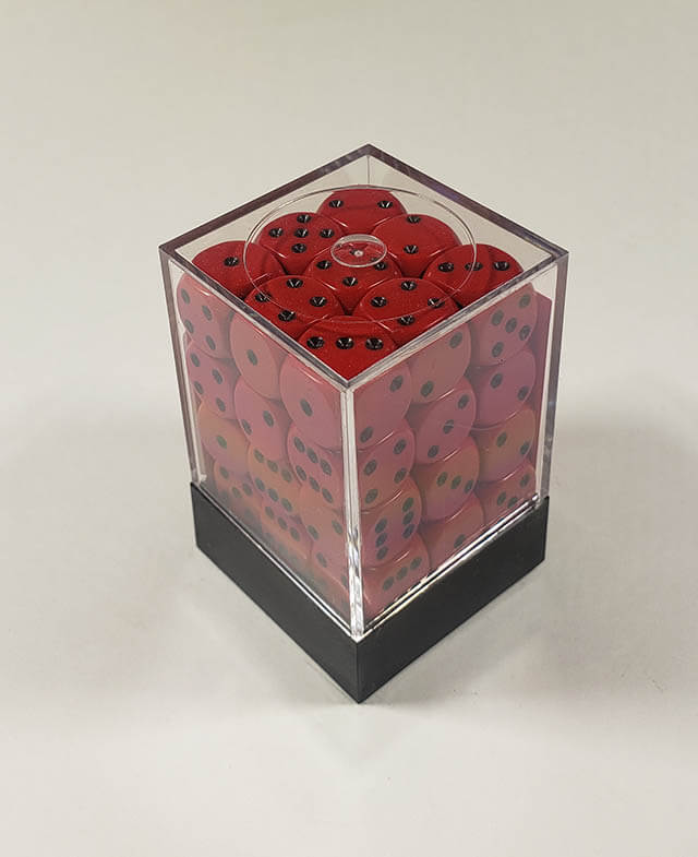 Opaque Red with Black 12mm 36d6