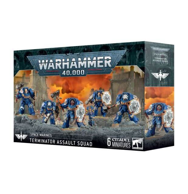Space Marines Terminator Assault Squad 2025