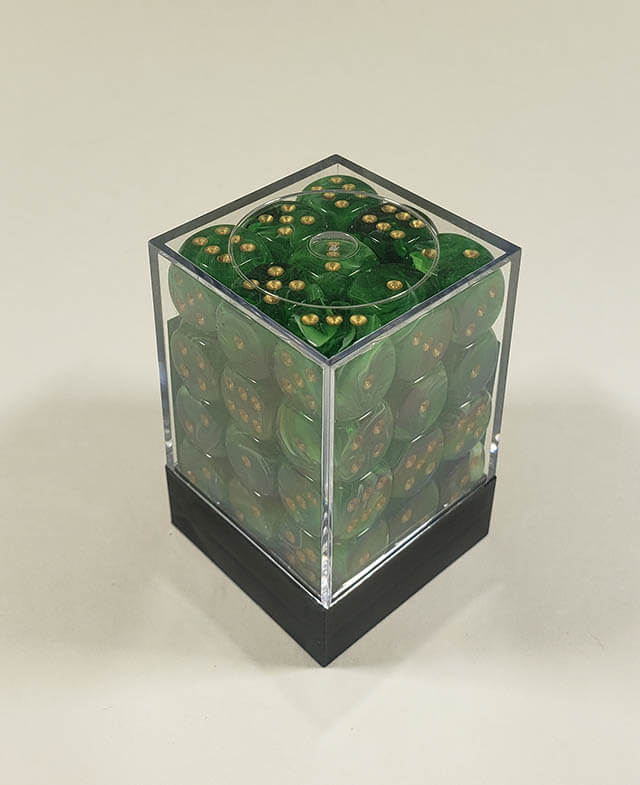 Vortex Green with Gold 12mm 36d6